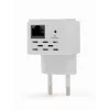 Network repeater Gembird WNP-RP300-03, 300 Mbps, 2.4 GHz, 3 dBi internal antenna, 1x RJ-45
