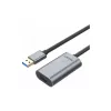 Unitek USB 3.0 active extension cable, 10m, Alu., Y-3005
