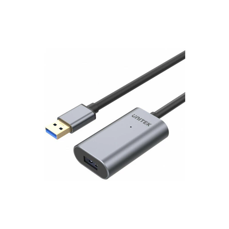 Unitek USB 3.0 active extension cable, 10m, Alu., Y-3005