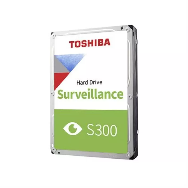 Toshiba S300 Surveillance 3.5 Internal Hard Drive SATA 6GB/s - 6TB, 5400RPM