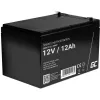 AGM battery Green Cell 12V 12Ah – Sealed Lead Acid (VRLA), 151×98×95 mm, 3.3 kg