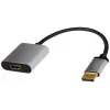 LogiLink CDA0108 video cable adapter 0.15 m DisplayPort HDMI Black Grey
