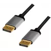 DisplayPort cable LogiLink CDA0100 1 m Black Grey