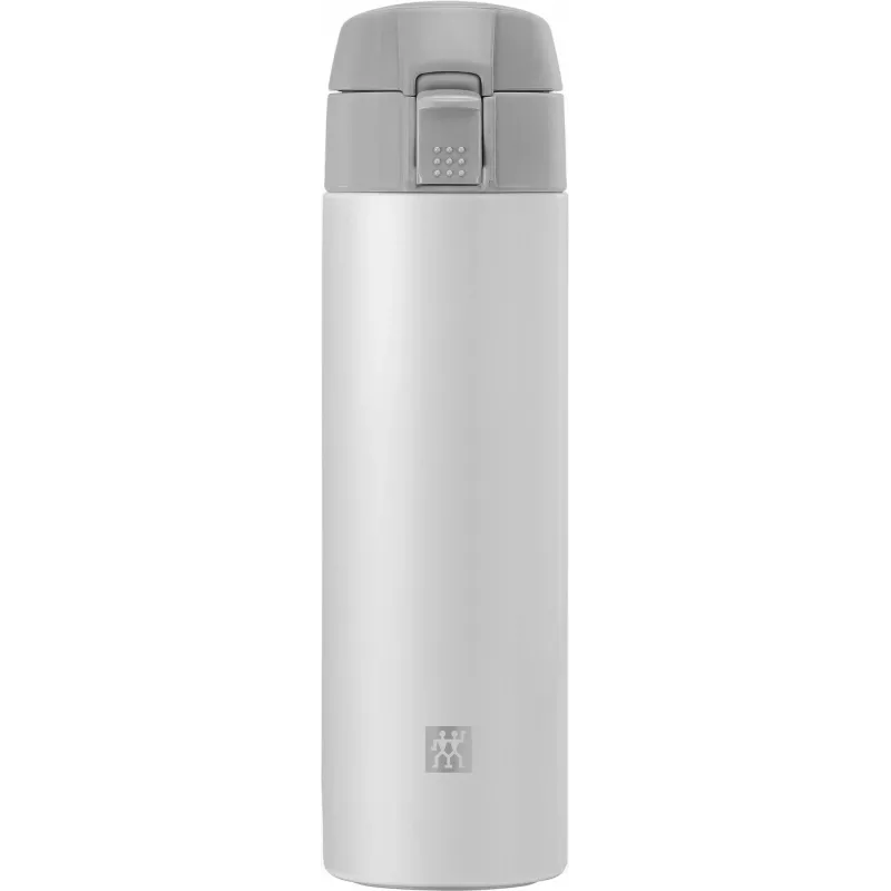 ZWILLING THERMO Thermos Flask, Travel Mug, Double Wall Insulation, Safety Seal, 450 Ml, Height: 22,8 cm, White