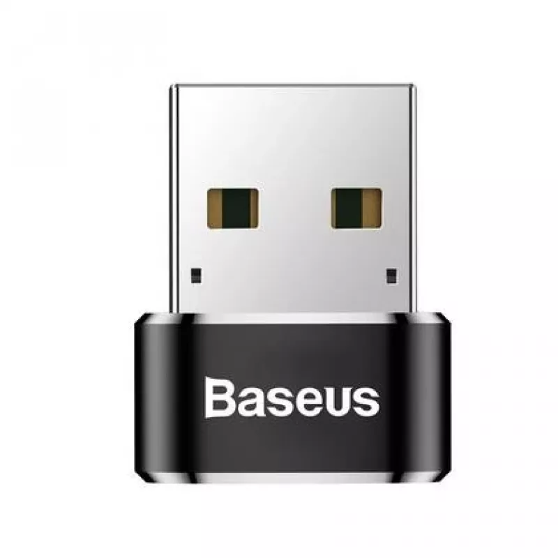 Baseus USB Male to Type-C Female Adapter Converter Black