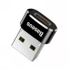 Baseus USB Male to Type-C Female Adapter Converter Black