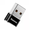 Baseus USB Male to Type-C Female Adapter Converter Black
