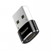 Baseus USB Male to Type-C Female Adapter Converter Black