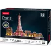 3D Puzzle CubicFun City Line Paris LED 115 pcs