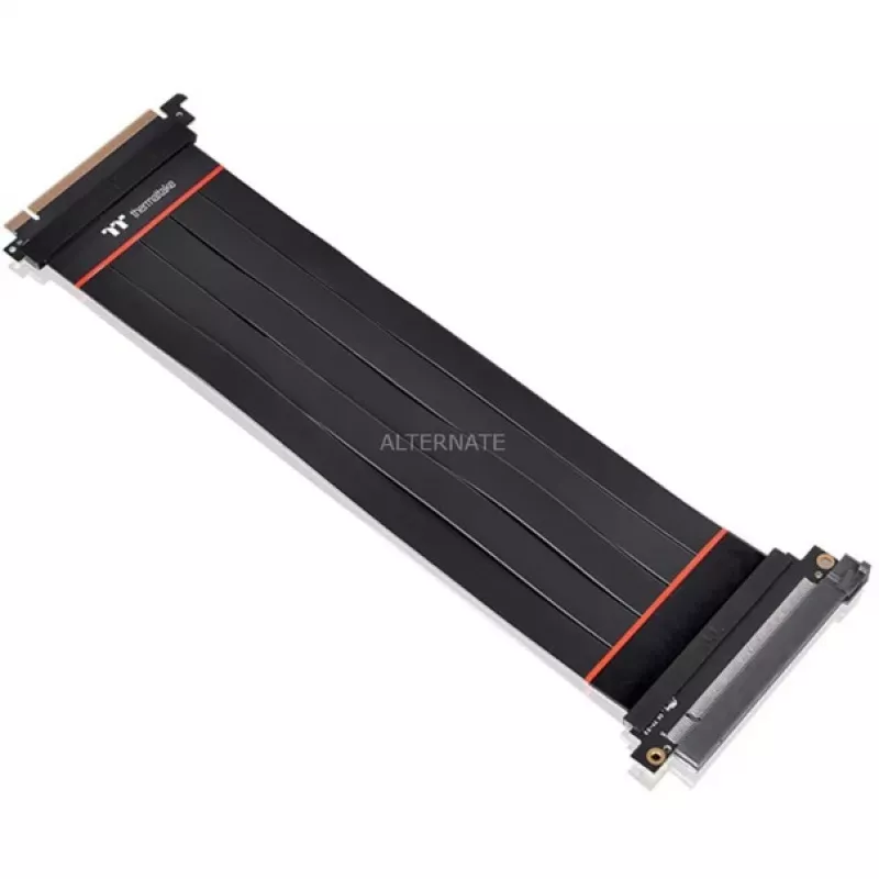 Internal power cable THERMALTAKE AC-058-CO1OTN-C1, PCI-E x16 (Gen4) male to female, 0.3 m, black