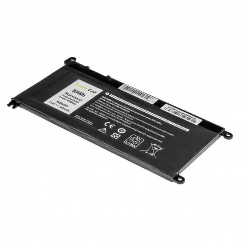 Battery Green Cell DE150 for DELL Inspiron — LiPo 11.4V 3400mAh, black, 1 pc