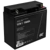 Rechargeable Sealed Lead Acid Battery Green Cell AGM09 12 V 18000 mAh, Black, 167×77×181 mm, 4.8 kg