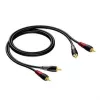 Cable 2X RCA/RCA Male -2X RCA/RCA Male 1,5