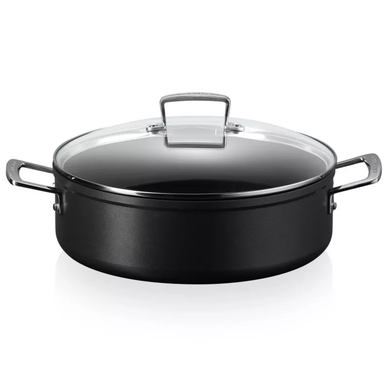 Le Creuset Toughened Non-Stick sauteuse with glass lid 28 cm