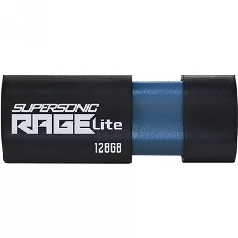USB flash drive PATRIOT Supersonic Rage Lite 128 GB USB Type-A 3.2 Gen 1, 180 MB/s, blue/black
