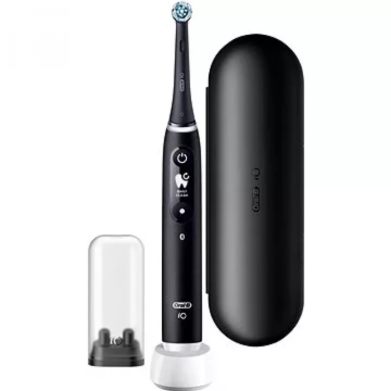 Oral B IO6 Electric Toothbrush with Bag Black Onyx