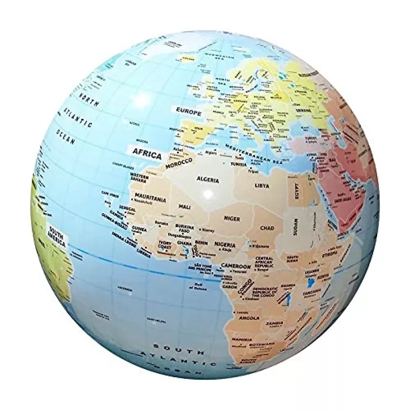 Globe Ball MG DYSTRYBUCJA Model C009 — Political World, 42 cm diameter