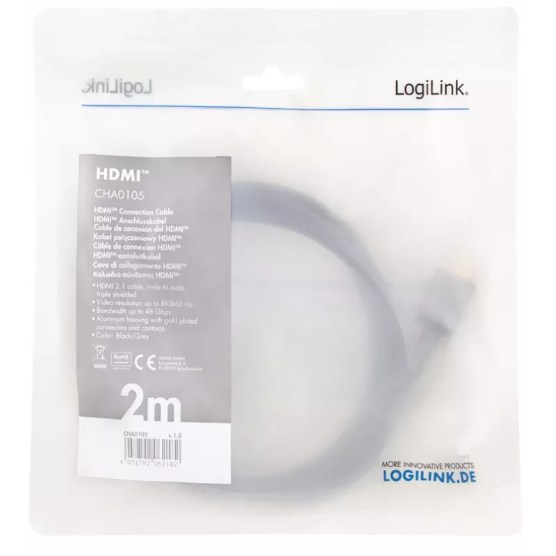 HDMI Cable LogiLink CHA0105 2m