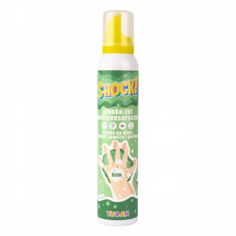 Slime Tuban SHOCK! MULTISENSORY FOAM-GEL APPLE 200 ml Green