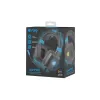 Wired gaming headset Fury NFU-1584 with boom microphone, circumaural, 98 dB, 15–25000 Hz, 2 m cable, USB and 3.5 mm, blue