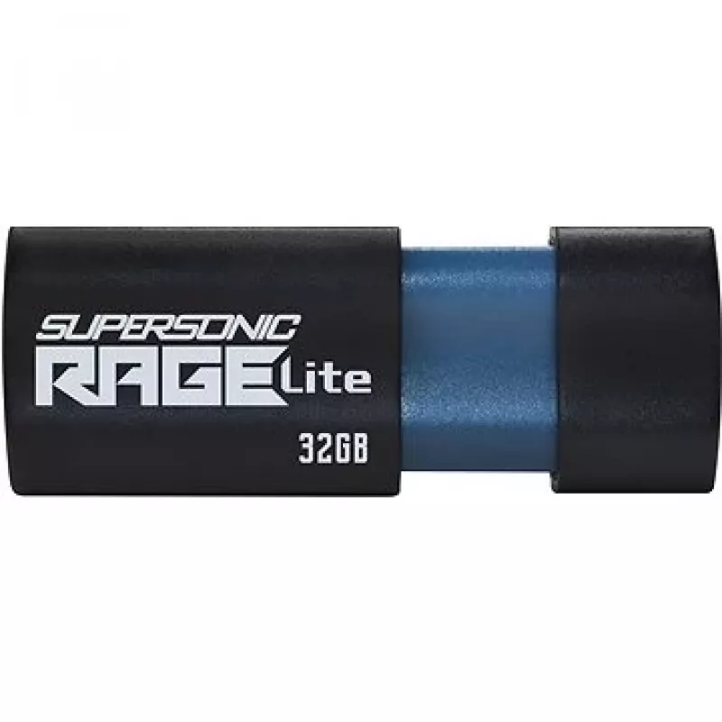 Patriot Memory Supersonic Rage Lite USB flash drive 32 GB USB Type-A 3.2 Gen 1 (3.1 Gen 1) Black, Blue