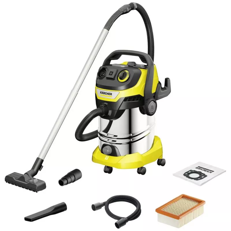 Kärcher WD 6 P S V-30/6/22/T Black, Stainless steel, Yellow 30 L 1300 W