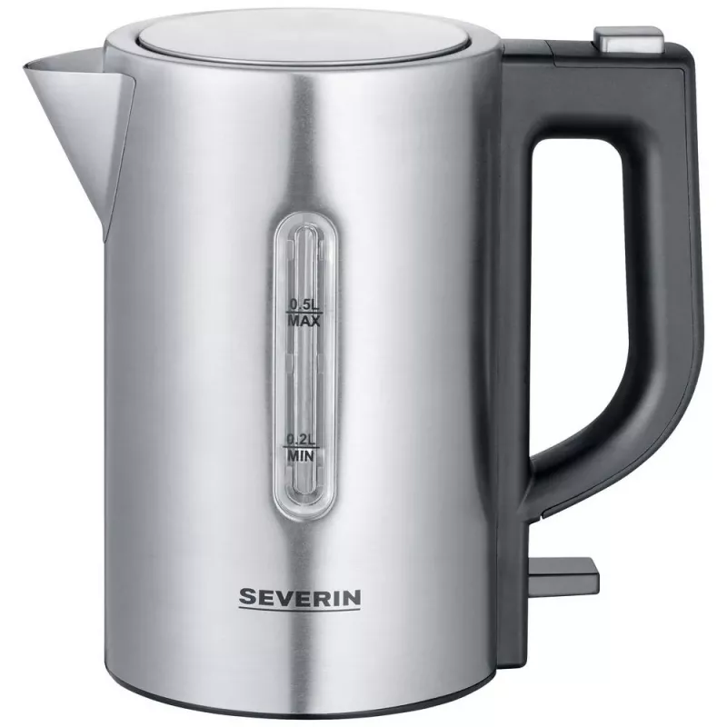 Severin WK3647 Electric Kettle Stainless Steel-brushed-black (WK3647)
