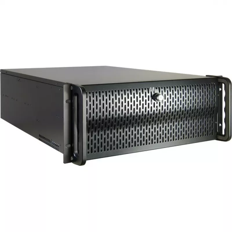 Server Case Inter-Tech IPC 4U-4129L Rack Metallic Silver
