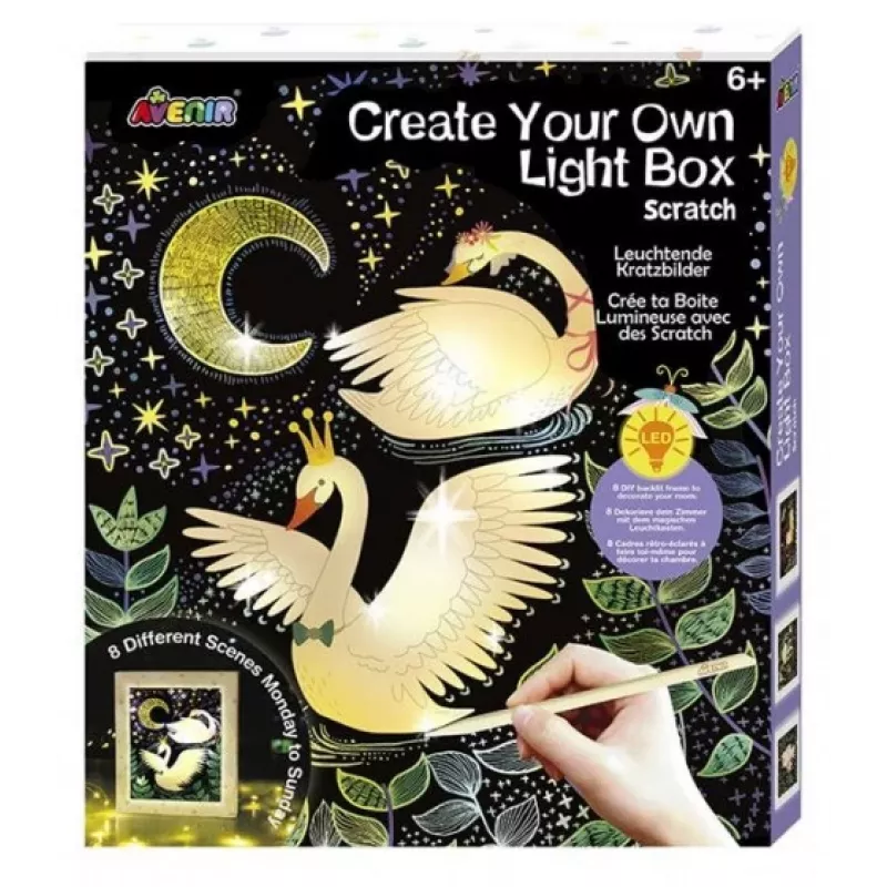 Avenir Create Your Own Lightbox - Arts & Crafts for Ages 6 to 7 - Fat Brain Toys