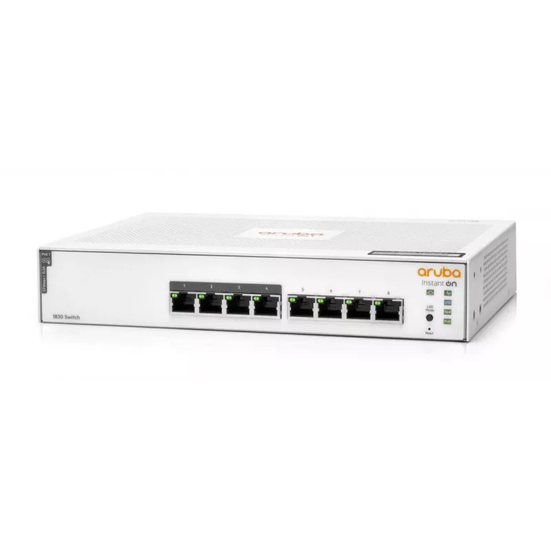 HPE Aruba Networking Networking Instant On Switch 8p Gigabit CL4 PoE 65W 1830