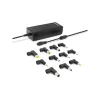 Universal power supply for a 90W laptop, set of 11 plugs