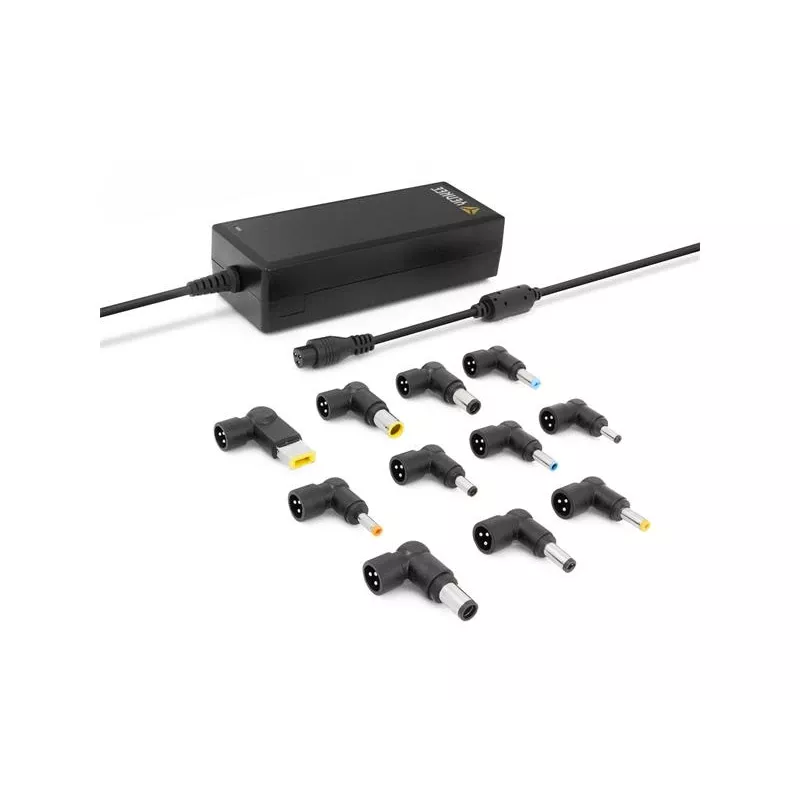 Universal power supply for a 90W laptop, set of 11 plugs