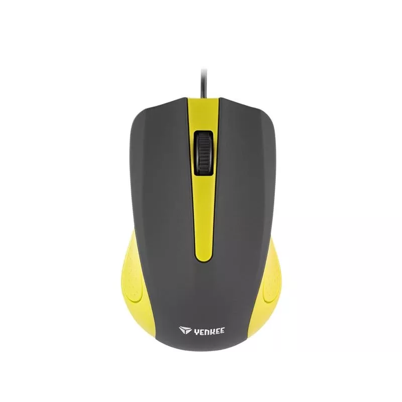 USB wired mouse, 3 buttons, rubberized surface