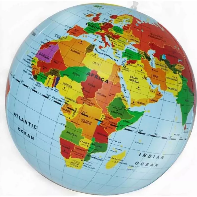 Globe Ball 50 cm by MG DYSTRYBUCJA — World Map design, model C019