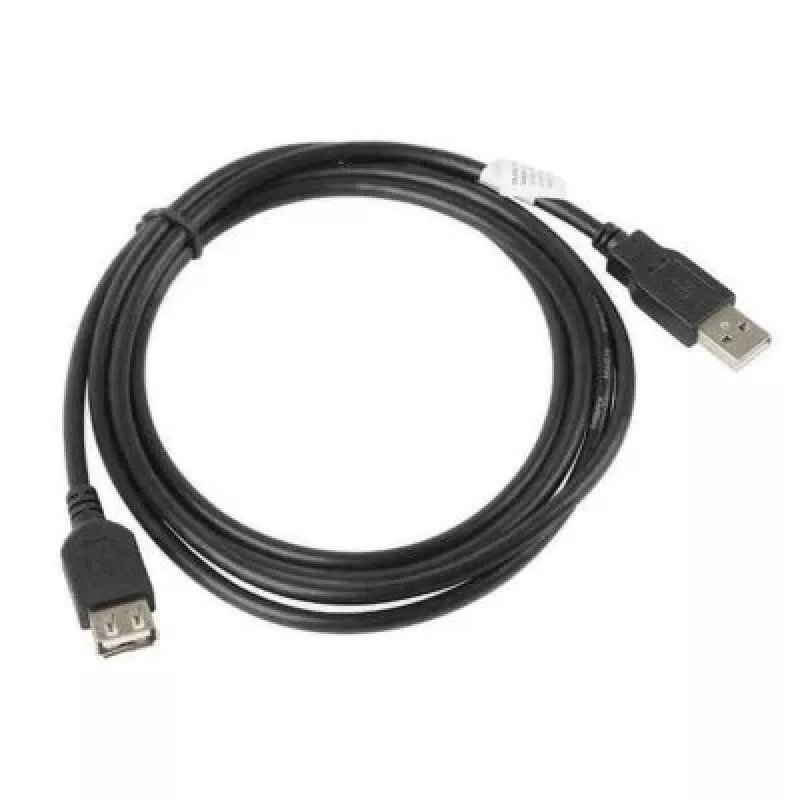 Lanberg CA-USBE-10CC-0050-BK USB Cable 5 M USB 2.0 USB a Black (CA-USBE-10CC-0050-BK)