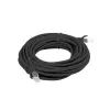 Networking cable LANBERG PCU6-10CC-1000-BK RJ-45 Cat6 U/UTP 10 m Black