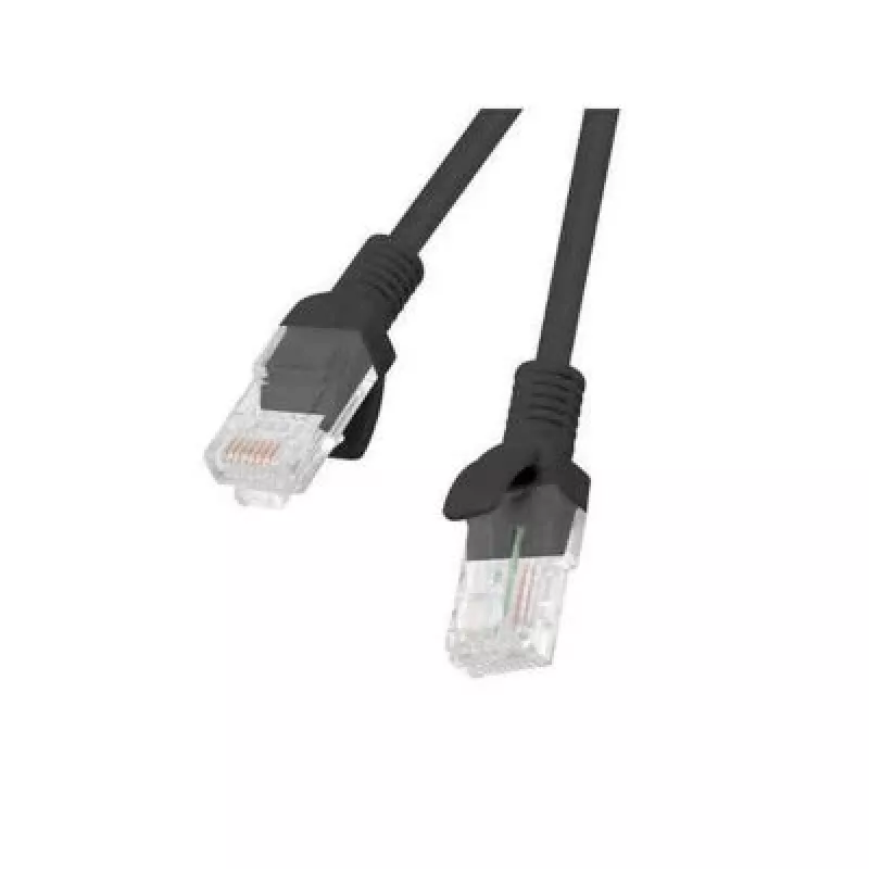 Network cable LANBERG PCU5-10CC-0500-BK Cat5e U/UTP RJ-45 — 5 m, black, CCA conductor