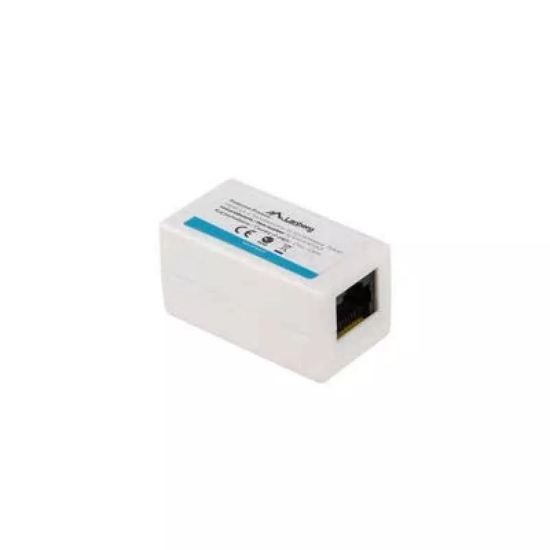 Network splitter LANBERG AD-RJ45-RJ45-OU6 — white RJ-45 1 input to 1 output