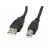 Lanberg CA-USBA-10CC-0030-BK USB Cable 3 M USB 2.0 USB B Black (CA-USBA-10CC-0030-BK)