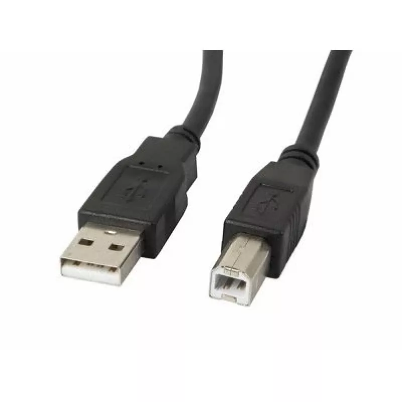 Lanberg CA-USBA-10CC-0030-BK USB Cable 3 M USB 2.0 USB B Black (CA-USBA-10CC-0030-BK)