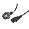 Lanberg CA-C13C-11CC-0030-BK Power Cable Black 3 M C13 coupler CEE7/7 (CA-C13C-11CC-0030-BK)