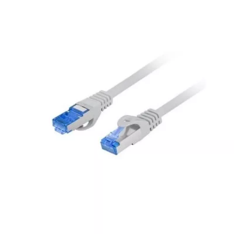 Networking cable LANBERG PCF6A-10CC-0500-S Cat6a S/FTP RJ-45–RJ-45 5 m Grey LSZH