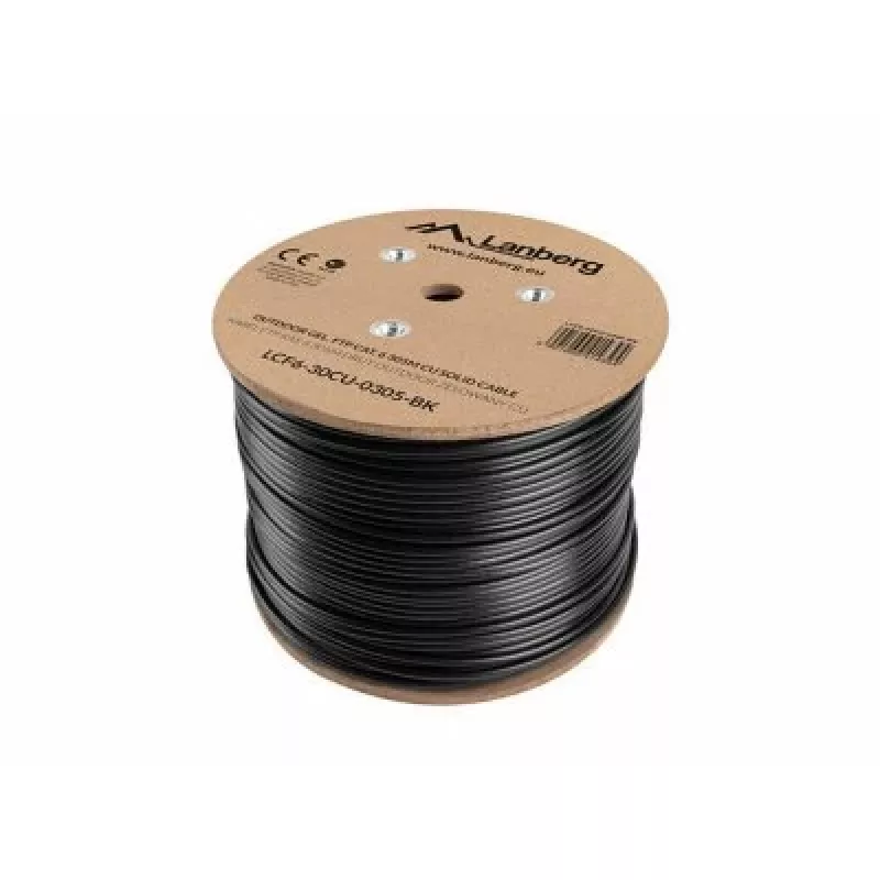 Networking cable Lanberg LCF6-30CU-0305-BK RJ45 Cat6 305 m Black