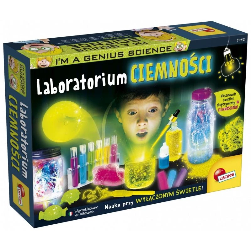 Educational set Liscianigiochi Im A Genius The Laboratory of Darkness 304-PL83879 (science kit)