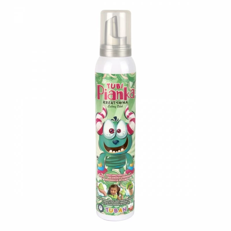Bath foam toy Tuban TUBI FOAM GREEN 200 ml for boys and girls