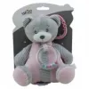 Musical Toy Box TULILO 9109 Pink Teddy Bear 18 cm - wind-up music box