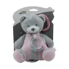 Musical Toy Box TULILO 9109 Pink Teddy Bear 18 cm - wind-up music box