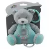 Music box TULILO Mint teddy bear 18 cm — mechanical musical toy, 18 cm height