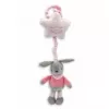 Plush music box TULILO Rabbit 38 cm model 9026 — musical toy rabbit, 38 cm