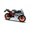 Die-cast Maisto motorcycle model KTM RC390 1:18 scale with display stand